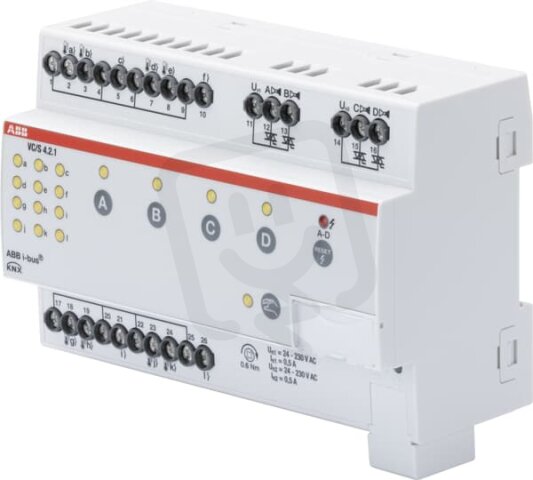 ABB KNX Řadový akční člen topení 4násobný man. ovládání VC/S 4.2.1