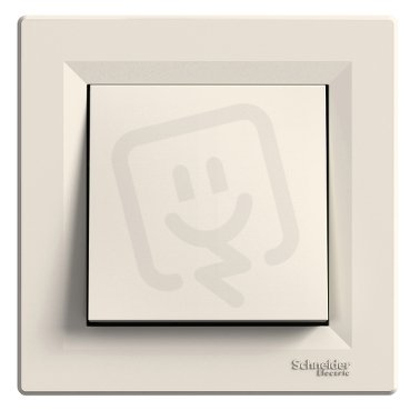 Schneider EPH0200323 Spínač dvojpólový, ř.2, krémová