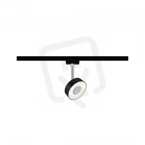 URail LED-spot Circle 5W černá mat 2700K kov/umělá hmota stmívatelné 96915