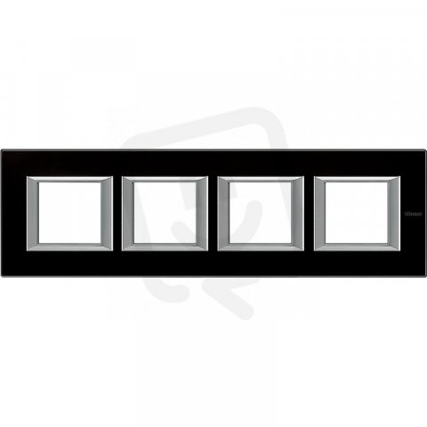 Legrand HA4802M4HVNN BTAX Rámeček2+2+2+2 HOR. SKLO ČER