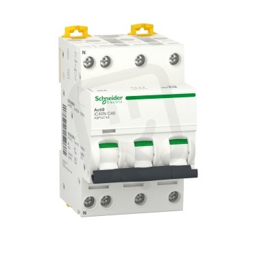 Jistič Acti9 iC40N 3P+N 40A C 6kA SCHNEIDER A9P54740