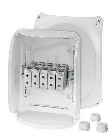 Krabicová rozvodka IP55/IP 66, se svorkovnicí do 35mm2 HENSEL DK 3535 GZ