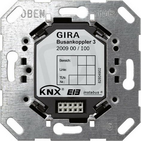 Vazební člen sběrnice 3 externí snímač KNX vložka GIRA 200900