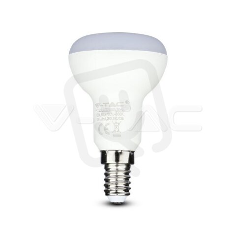 LED žárovka V-TAC 6W E14 R50 Plastic Natural White VT-250