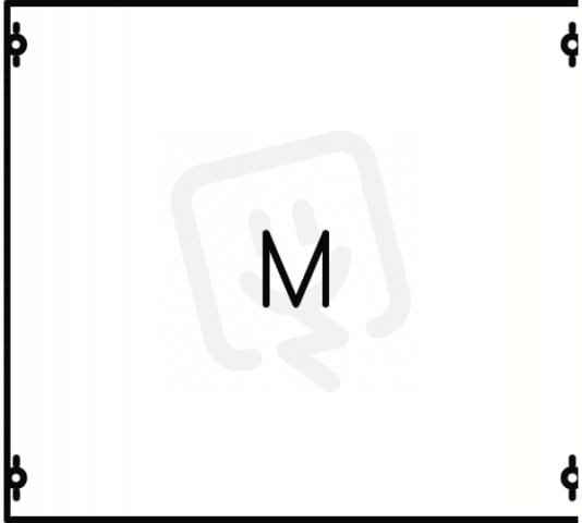 2M00A -montážní modul 500x450mm s krytem