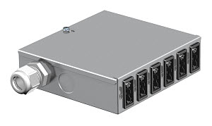 OBO 6108000 Podlahová rozvodnice UVS-6S2