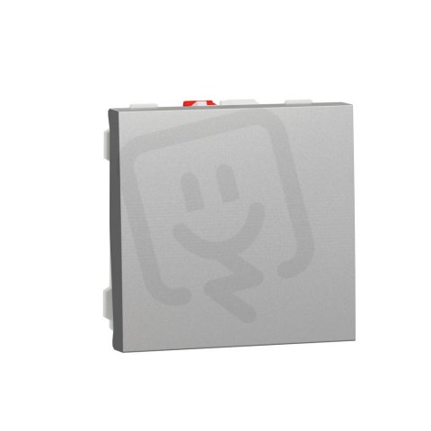 Unica Tlačítko řazení 1/0 ''světlo'', 2M, Aluminium SCHNEIDER NU320630L