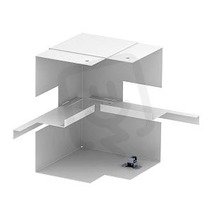 Vnitřní roh OBO GS-SI90170RW pro kanál Rapid 80, 90x170mm, čistě bílá Ocel