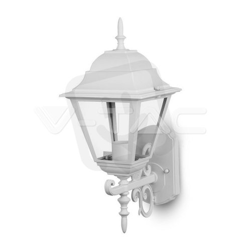 Wall Lamp Large Matt White Up E27,  VT-7