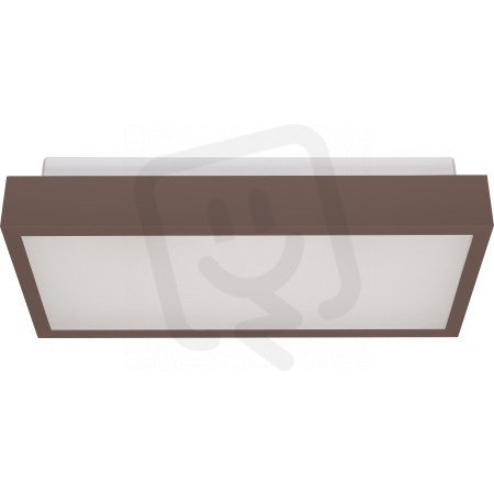 Stropní a nástěnné svítidlo Quatro 400x200 hnědá 2x60W IP20 E27 922003/06