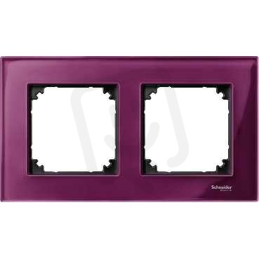 Schneider MTN4020-3206 Rámeček 2násobný M-Elegance Ruby Red