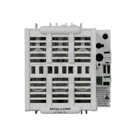 Pojistkový otočný odpínač Class J Eaton RDF30J-3N-COMP 600V AC, 30A,3+N-pól