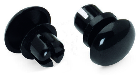 Upevňovací kolík d6 mm, pro montážní desky 1,0-2,5 mm Plast černá WAGO 890-601