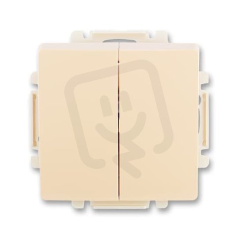 Spínač sériový, řazení 5, s krytem 3557G-A05340 C1 krémová Swing ABB