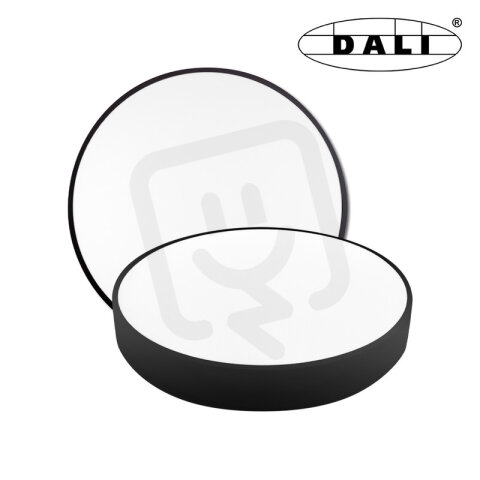 LED svítidlo Nova R 400, 40W, 3000K, černá barva svítidla, stmívatelné DALI