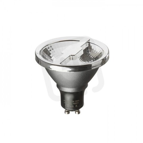 ALFA 69 stříbrnošedá chrom 230V GU10 LED 6W 24° 4000K RENDL G13407