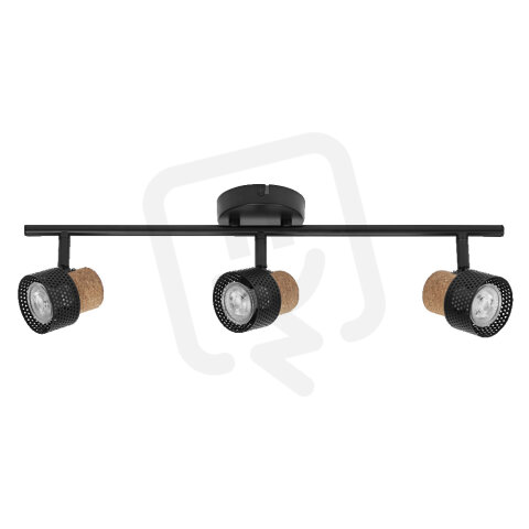 DECOR SPOT CORK 3X3.4W 927 GU10 BK LEDV