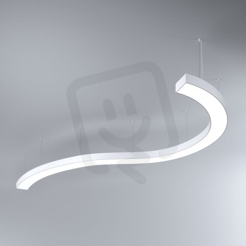 LED Svítidlo MI-SNAKE-01, 109W, 3000K, bez trafa, 24VDC, IP20, bílá, 3000K