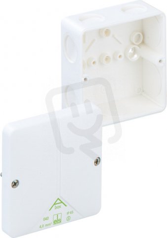 Spojovací krabice Abox 040-L/w bílá IP65 IK07 93x93x55mm SPELSBERG 80460701