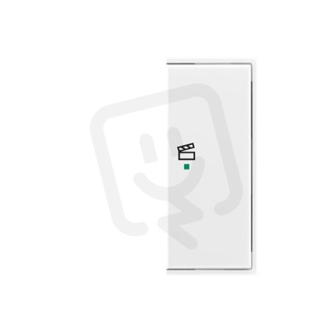 ABB Element,Time Kryt 2násobný pravý symbol scény bílá/bílá 6220E-A02203 03