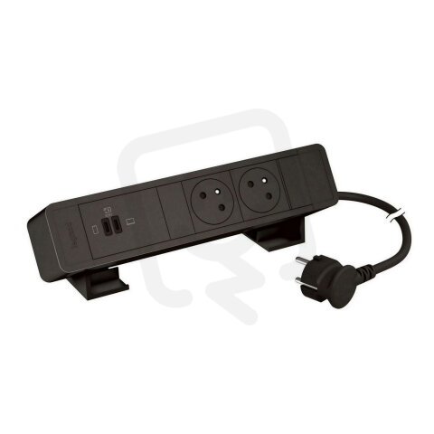 ONDESK 2X2PT USB CC 63W PD ČERNÁ