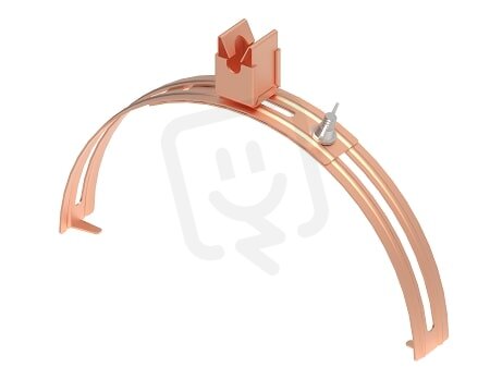 Držák vedení na hřebenáče KLIK, drát 8mm, L200-280mm, Cu/Inox GROMTOR 407114