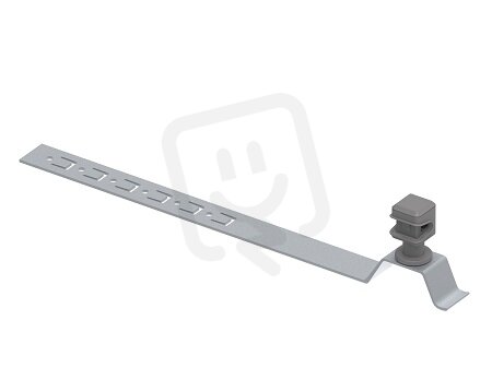Plastový držák s příchytkou L330 pod střešní krytinu na drát d8mm StZn/plast