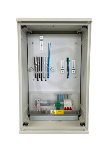 Rozvaděč ER212/NNP7P 80A QM (3f 1/2S,-FVE) UNI 1b. 1 el.měr HDO na stěnu 11517