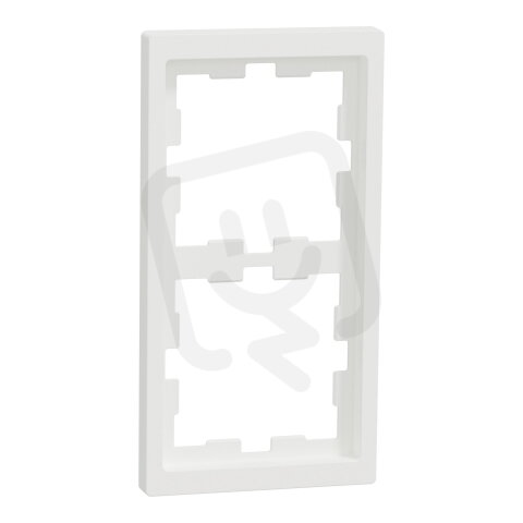 Rámeček Merten D-Life, dvojnásobný, nordic white, plast SCHNEIDER MTN4020-6537