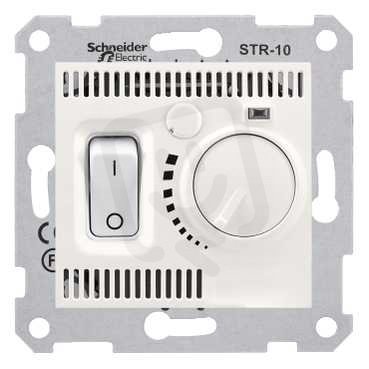 Sedna Termostat prostorový otočný s vypínačem, Cream SCHNEIDER SDN6000123