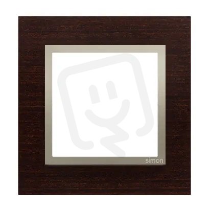 Rámeček 1 -násobný Simon 54 Nature, IP20/IP44 dřevěný zlaté wenge DRN1/85