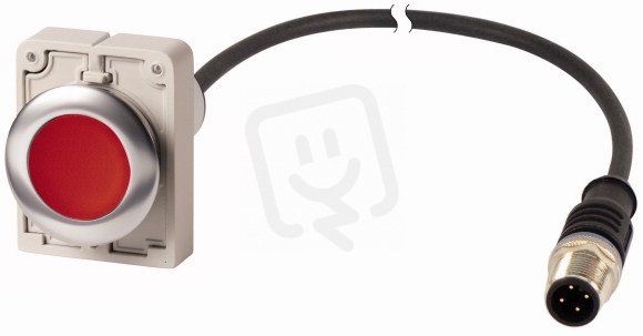 Eaton C30C-FD-R-K01-P5 Kompaktní tlačítko, bez aret, červená, 1V