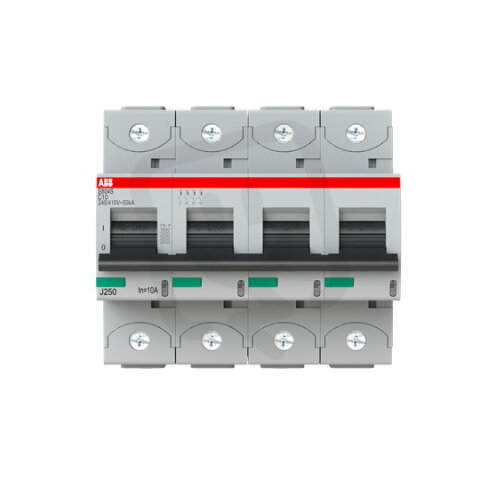 S804S-C10 jistič 4P char. C 10A s klecovou svorkou 50kA ABB 2CCS864001R0104