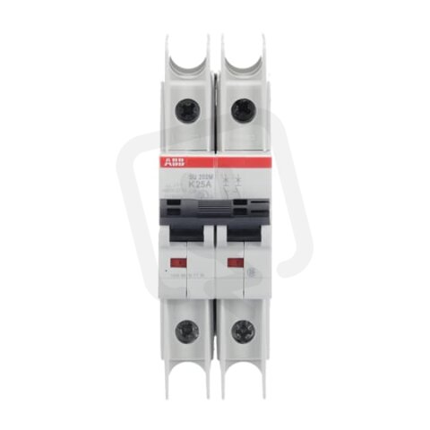ABB SU202M-K25 jistič char. K 10kA 25A 2P  dle UL489 a CSA 22.2 No. 5
