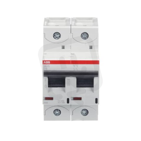 S802S-D10 jistič 2p char. D 10A s klecovou svorkou Icu 50kA ABB 2CCS862001R0101