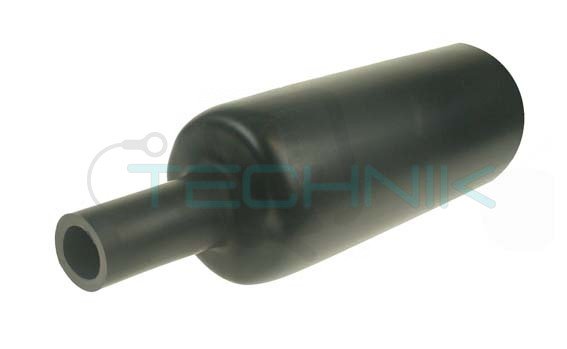 CFM  28/6 A Smršťovací trubice středněsilná s lepidlem, průměr 28,0/6,0mm černá