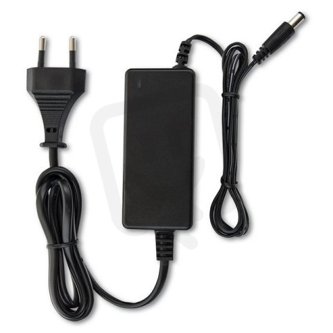 Napájecí adaptér 24W, DC24V/1A, IP20, černý plast, s vidlicí
