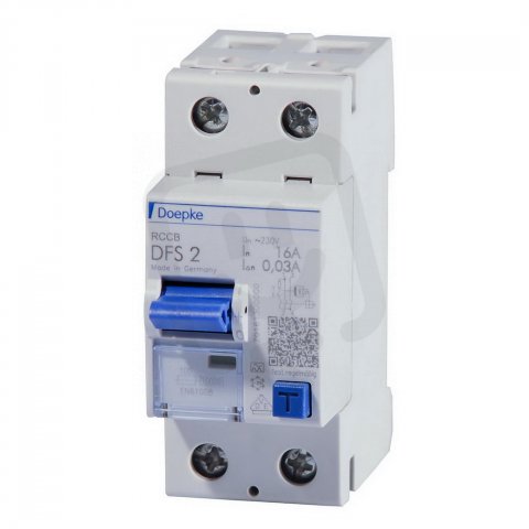 Proudový chránič DFS2 080-2/0,50-A 2P, 80 A, 0.50 A DOEPKE 09157601