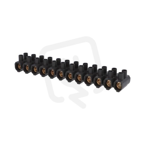 Svorkovnice instalační EKL 5 E-SVCE 12x16÷35mm2 T80 PP černá mosazná 1003500