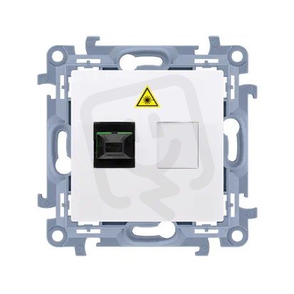 Světlovodná/optická zásuvka samostatná SC/APC bílá KONTAKT SIMON CGS1.01/11