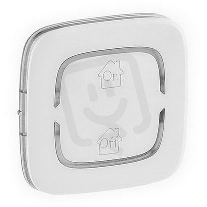 VALENA ALLURE KRYT PRO MYHOME_UP SYMBOL ON/OFF 2MODULOVÝ BÍLÝ LEGRAND 755364