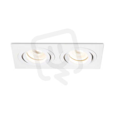 PASADENA GU10 SQ II zápustná bílá 230V GU10 2x50W RENDL R12713