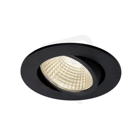 NEW TRIA 68 I CS stropní vestavné LED svítidlo černé 3000K 38° SLV 1003057