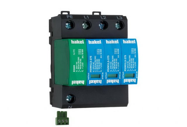 Hakel 16055 PIVM12,5-275 DS/3+1 Vseries SPD typ 1+2