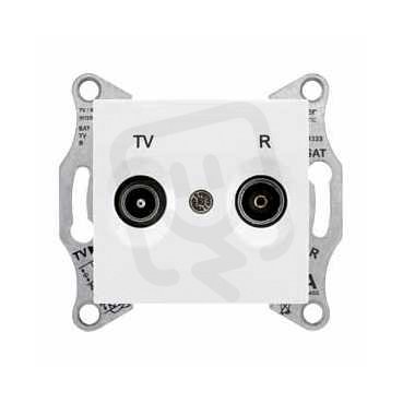 Sedna Zásuvka TV-R průběžná 8 dB, Polar SCHNEIDER SDN3301321