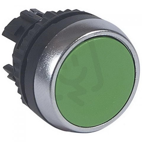 OSMOZ HLAVICE NEPODSVĚTLENÁ ZAPUŠTĚNÁ PŘEPÍNAČ STAVU ZELENÁ LEGRAND 023842