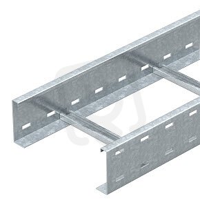 OBO WKLG 1160 FS Kabelový žebřík, děrovaná bočnice 110x600x6000 Ocel