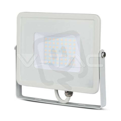 LED reflektor V-TAC 50W White Body Natural White VT-50