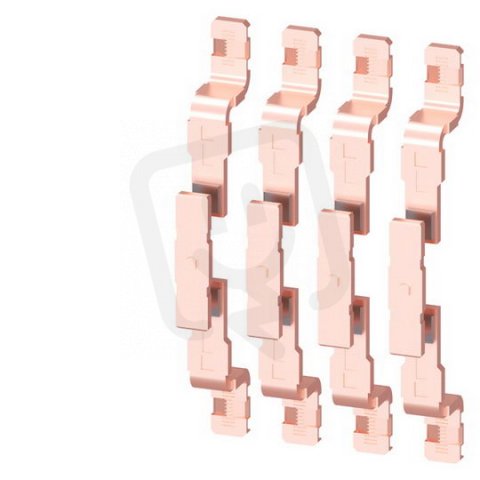 kontakt pro 3RT2337 4 NO, hlavní kontakty, 3 pohyblivé a 6 pevných kontaktů