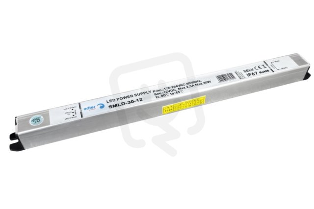 LED driver kovový DRIVER 30W/M IP67 (SMLD-30-12) GREENLUX GXLD172